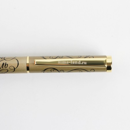 Pen in the gift case “class teacher”, metal, blue paste, 1.0 mm-5