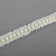 Ryush with beads, 20 mm, 4.5 ± 0.5 m, white color