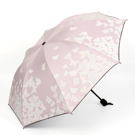 Mechanical “butterfly” umbrella, with a manifested pattern, Eponge, 4 additions, 8 spokes, r = 49 cm, color mix-5