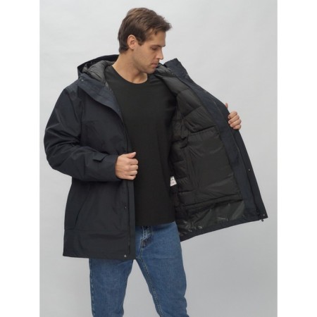 Male jacket-park, size 50, dark blue color-3