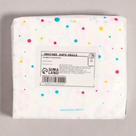 Paper "Flowers" napkins 60 pcs in a bag, 3 layers-8