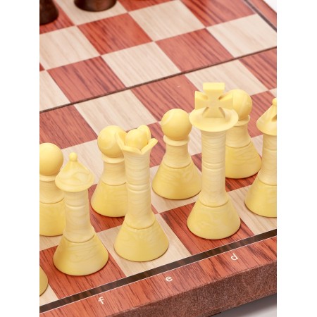 Chess 36 x 31 cm, King H-8.5 cm, Pig H-4.5 cm-4