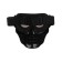 Mask glasses for motor vehicles, collapsible, chrome visor, black color