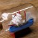 Ship "Anna" in a bottle, sails mix, 7.5*4.2*5cm