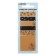 Bookmarks with adhesive edge, paper, design 12 x 45 mm/45 x 45 mm, Devente Craft & Black, 6 colors x 20 sheets