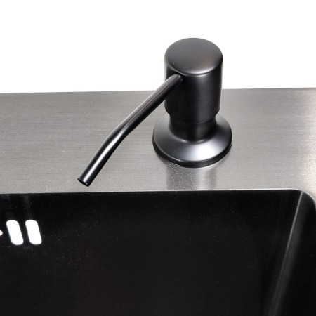 Kitchen sink Gerda GS 6045 G, 600x450 h = 200 mm, color graphite-4