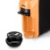 Coffee machine KitFort KT-7404, capsule/rye, 1450 W, 0.6 l, black-orange
