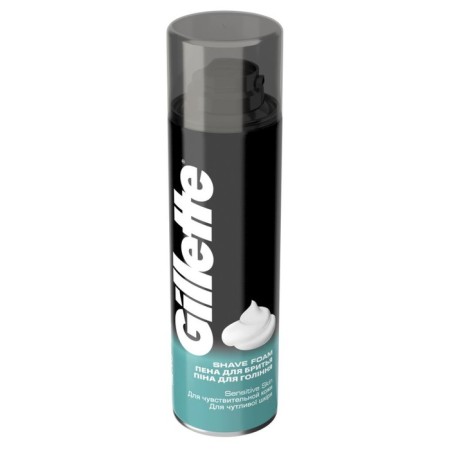 Shaving foam Gillette Sensitive Skin, 200 ml-2