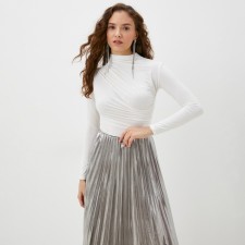 Джемпер женский с драпировкой MIST Classic Collection, р. 44, молочный