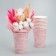 A glass for flowers "Marble", 350 ml