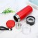 Thermos Komarnik, 500 ml, with a flask for brewing tea, retains heat up to 8 hours, red