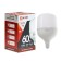 LED lamp In Home Led-Hp-Pro, 60 W, 230 V, E27, E40, 6500 K, 5700 lm, with an adapter