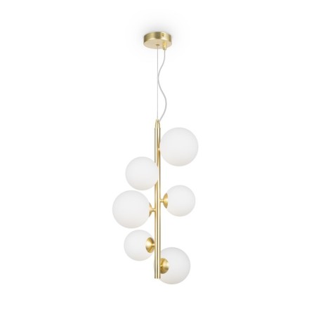 Suspension lamp Maytoni Mod545PL-06BS, 6XG9, 28W, 29x29 cm, Color Gold