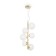 Suspension lamp Maytoni Mod545PL-06BS, 6XG9, 28W, 29x29 cm, Color Gold
