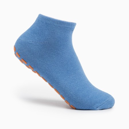 Women's socks anti-slip, blue color, size 23-25 ​​(36-40)