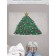 Front -free rug in the hallway "Emergency Christmas tree", size 45x75 cm
