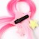 A strand for hair on a hairpin "Asterisk" 40 cm