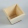 Wooden Kashpo 11 × 11 × 9.5 cm "RAF", naturally give beautifully