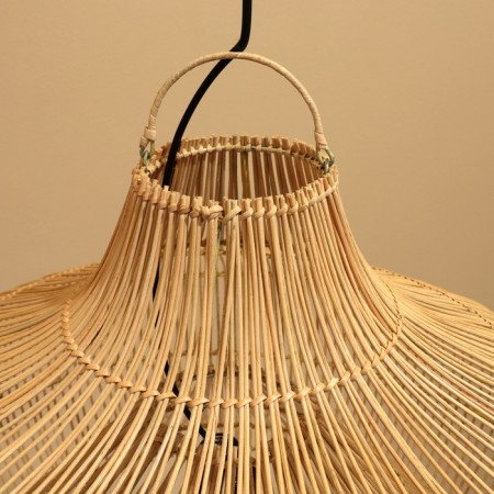 Ceiling Lamp from a rattan "Handra", 1 × 120 W, E27, 70 × 70 × 50 cm-3