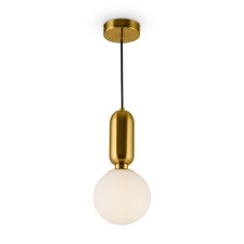 Suspended lamp Freya Fr5135PL-01BS Felice, 220x220x1870 mm, E14, 1x40W, brass color