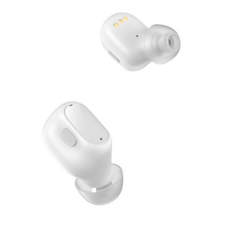 Wireless headphones Baseus WM01 Plus, TWS, vacuum, BT5.0, 40/800 mAh, microphone, white-2
