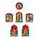 Velcro puzzle "New Year's house"