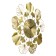 Watching clock, series: openwork, "Varavi", smooth move, 60 x 60 cm, d-22 cm,