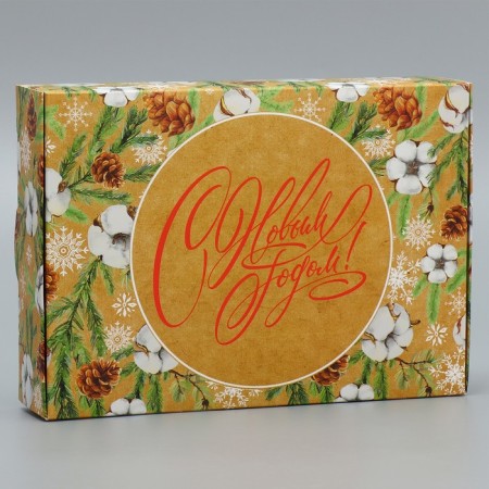 Folding box "New Year's botanist", 21 x 15 x 5 cm, New Year-3
