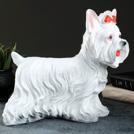 Piggy bank "Yorkshire Terrier" White 22x28cm-1