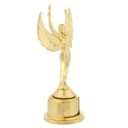 The reward figure "Nika", a stand plastic gold, 18 x 8 x 6.5 cm.-2