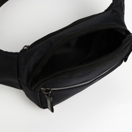 Board belt on lightning, 2 external pockets, black color-4