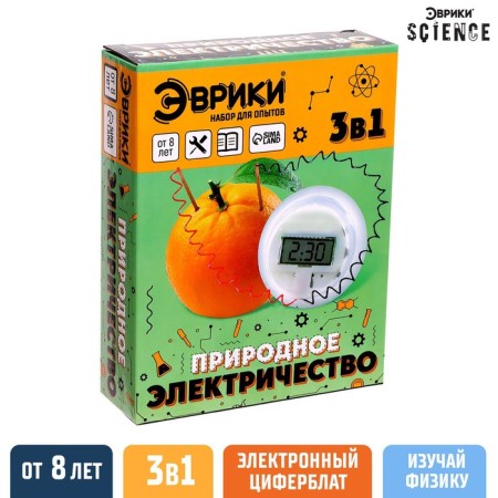 Set of game "Natural batteries"