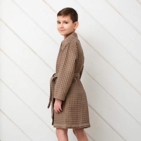 Waffel Baby Broke I "BOHO" size 30 (98-104 cm) Mokko color, 100% cotton 290 g/m2-9