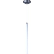 Светильник подвесной светодиодный Stilfort 2071/84/01P Rodeo, 1х3Вт, LED, 30х30х655-1550 мм, 4000К, 1250Лм, цвет серебро