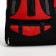 Tourist backpack on lightning, 4 external pockets, red/black color