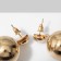 Hanging earrings "LUNUS", color gold, 6.5 cm