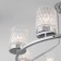 Ceiling chandelier with glass ceilings Calle, 40W, E27, 75x75x42 cm
