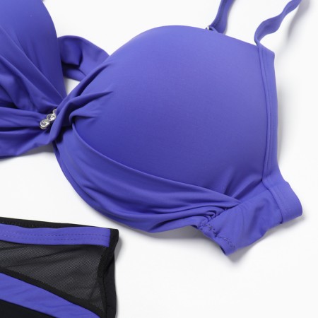 Separate female swimsuit, blue color, size 60-1