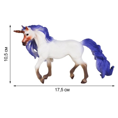 Figure "White Unicorn with a blue mane"-4