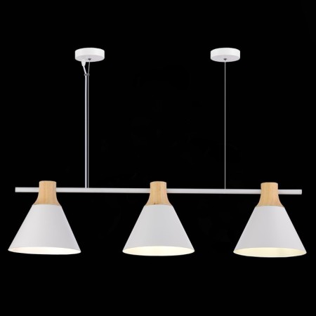Suspended EVOLUCE lamp. Sle125103-03. Modica. 3x40 watts, E14, 23 cm, white color-1
