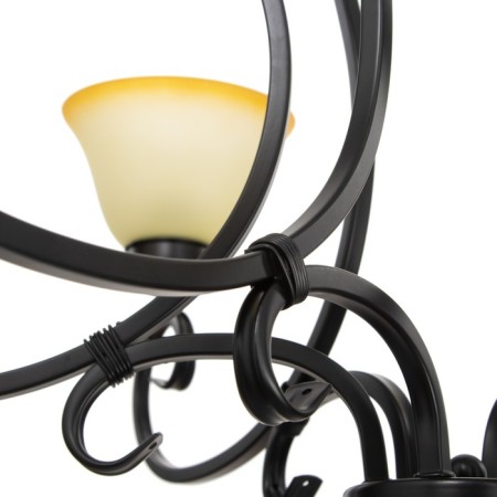 Chandelier 2711/6 E27 40W Black 75x75x51-81 cm Bayerlux-5