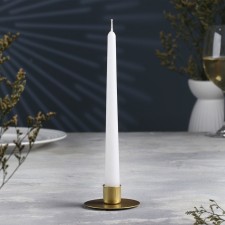 Circle Circle Circle for one candle, 7x3 cm, golden