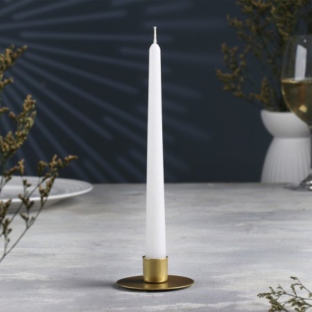 Circle Circle Circle for one candle, 7x3 cm, golden
