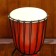 Souvenir musical instrument drum jambe "Color" 50x23x23 cm mix