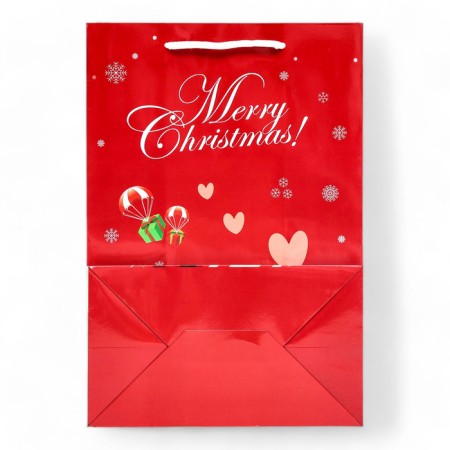 Package with the window "Santa Claus" 24 x 35 x 14 cm, green-1