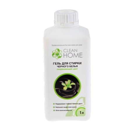Clean Home washing liquid, gel, for black tissues, 1 liter