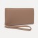 Women's wallet on magnets, beige color