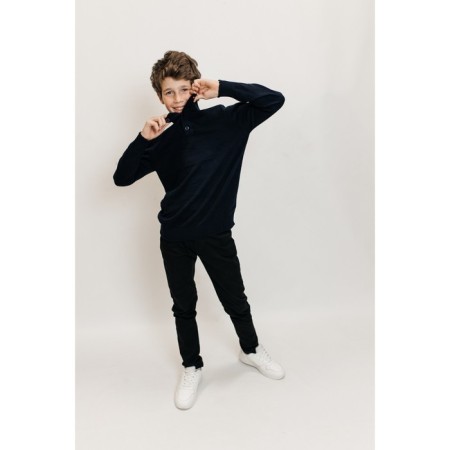 Jumper for boys, height 110-116 cm, dark blue color-6