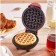 Electrovafelnik WV-01, 350 W, Viennese waffles, anti-stick coating, red