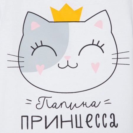 T-shirt Children's KAFTAN "Princess" R.36 (134-140), White-5